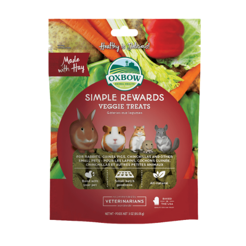 Oxbow Simple Rewards Veggie Treats for Small Animals 3 oz