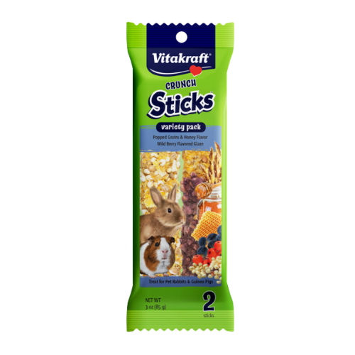 Vitakraft Crunch Sticks With Wild Berry & Honey Flavor Rabbit & Guinea Pig Treats 2 pk