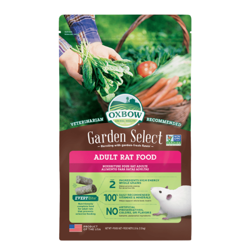 Oxbow Garden Select Adult Rat Food 2.5 lb