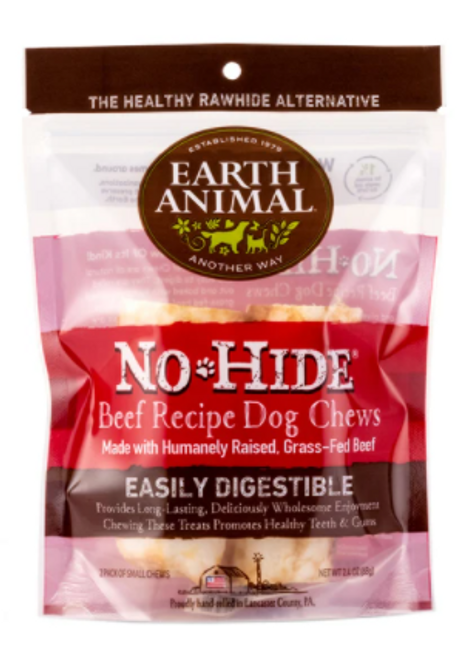 Earth Animal 4 in No-Hide Beef Chew For Dogs