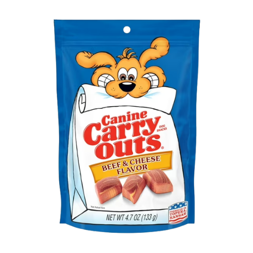 Canine Carry Outs Beef & Cheese Flavor Dog Treats 4.7 oz