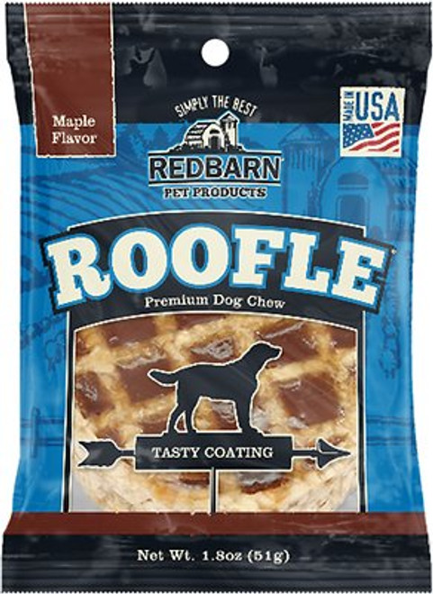 Red Barn Roofle Natural Maple Flavored Dog Treat 
