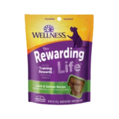 Wellness Rewarding Life Lamb & Salmon Recipe Dog Training Treats 6 oz