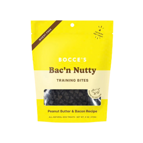 Bocce Bakery Bac'N Nutty Peanut Butter & Bacon Training Bites 6 oz