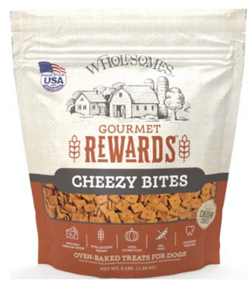 Wholesomes Rewards Cheezy Bites Biscuits 3 lb