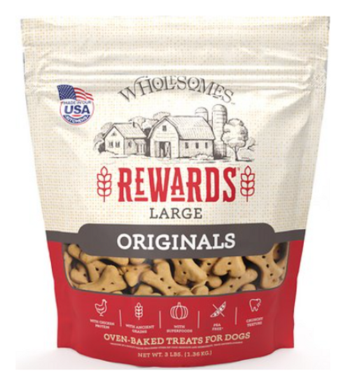 Wholesomes Rewards Large Original Biscuits 3 lb
