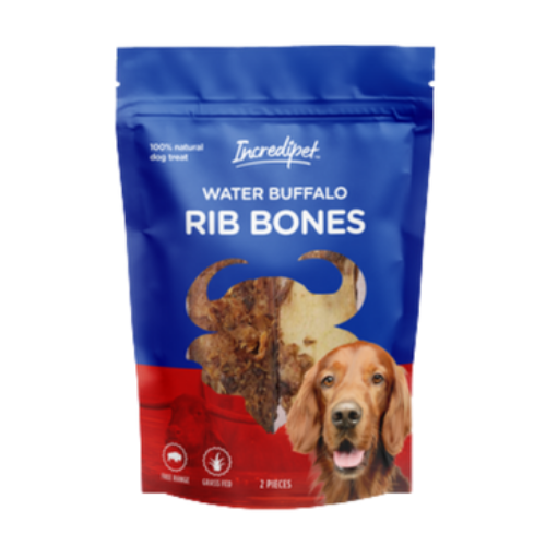Incredipet Buffalo Rib Bones Dog Chew 2 pk