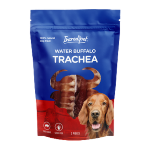 Incredipet Buffalo Tracheas Dog Chews 2 pk