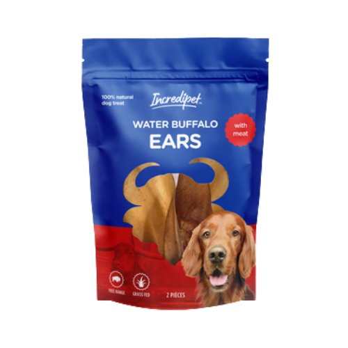 Incredipet Buffalo Ears Dog Chews 2 pk