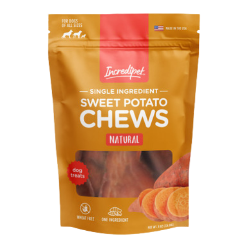 Incredipet Sweet Potato Dog Chews 8 oz