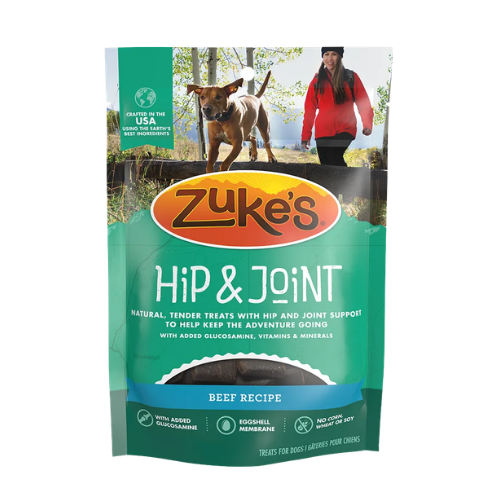Zuke's Hip & Joint Support Beef Recipe Dog Treats 1 lb