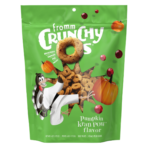 Fromm Crunchy Os Pumpkin Kran-Pow Dog Treats 6 oz