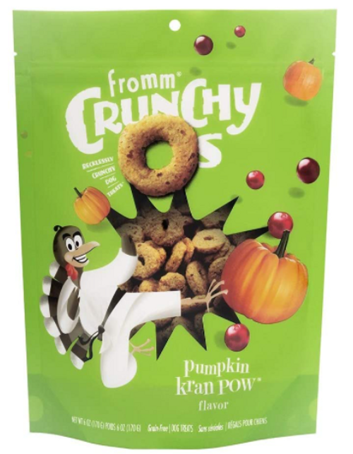 Fromm Crunchy Os Pumpkin Kran-Pow Dog Treats 6 oz