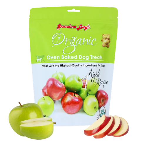 Grandma Lucy's Organic Apple Oven Baked Dog Treats 14 oz