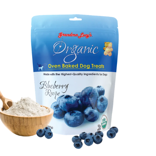 Grandma Lucy's Organic Blueberry Oven Baked Dog Treats 14 oz