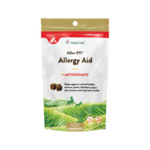 Naturvet Aller-911 Allergy Aid Skin & Coat Soft Chews for Dogs & Cats 90 ct