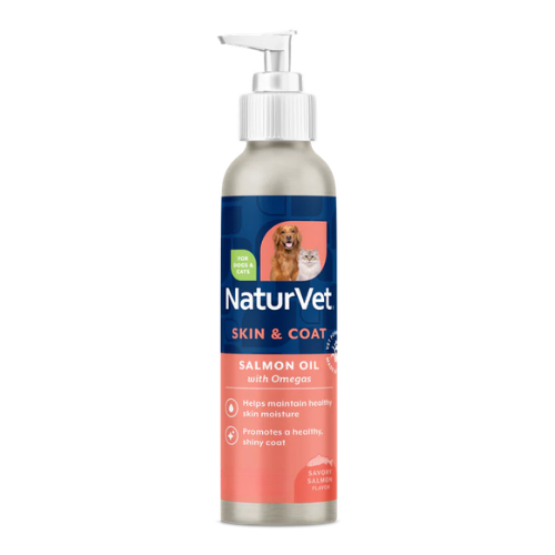 Naturvet Salmon Oil Skin & Coat Omegas Dog & Cat Supplement