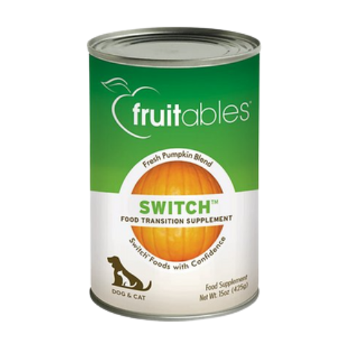 Fruitables Pumpkin Switch Pet Food Transition Supplement for Dogs & Cats 15 oz