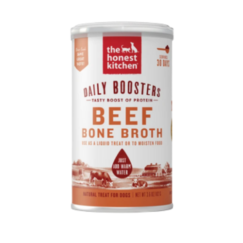 The Honest Kitchen Daily Boosters Instant Beef Bone Broth With Turmeric for Dogs