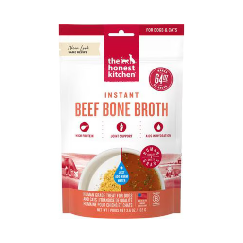 The Honest Kitchen Daily Boosters Instant Beef Bone Broth With Turmeric for Dogs