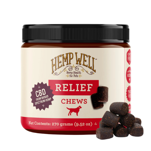 Hemp Well Hemp Relief Soft Chew Dog Supplement 60 ct