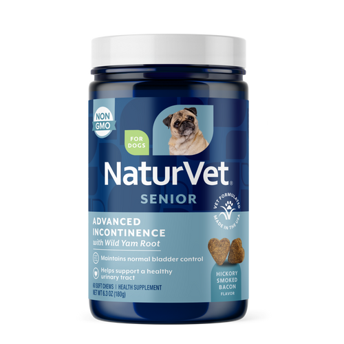 Naturvet Senior Advanced Incontinence Dog Soft Chews 60 ct