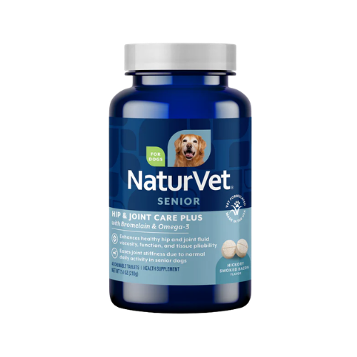 Naturvet Senior Wellness Chewable Tablets Joint Supplement for Dogs 40 ct