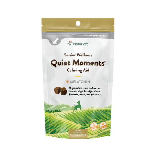 Naturvet Senior Wellness Quiet Moments Soft Chews Calming Supplement for Dogs 65 ct