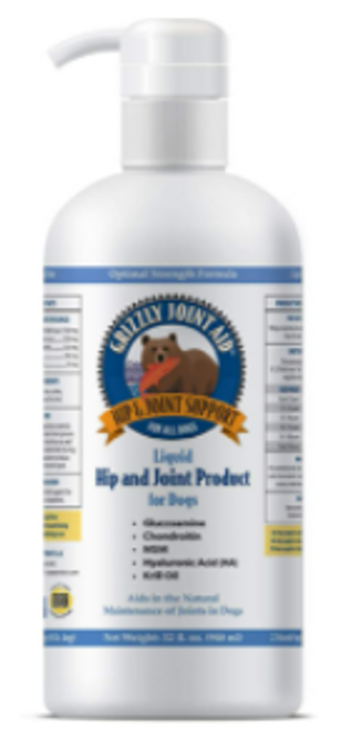 Grizzly Pet Products Liquid Joint Aid for Dogs 16 oz