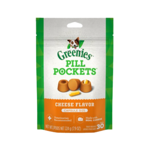 Greenies Pill Pockets for Capsules, Cheese Flavor for Dogs