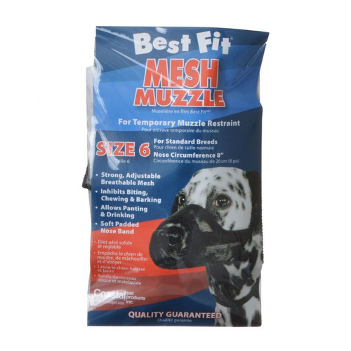 Coastal Pet Products Best Fit Adjustable Mesh Dog Muzzle