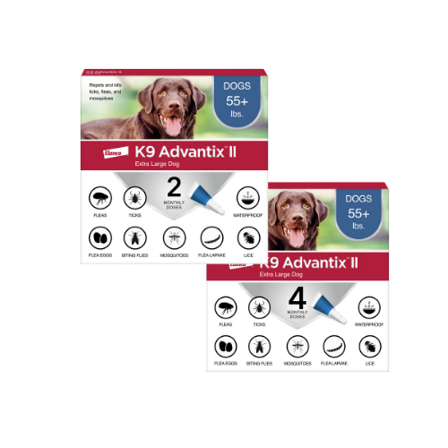 K9 Advantix II Topical Flea & Tick Treatment for Dogs over 55 lbs
