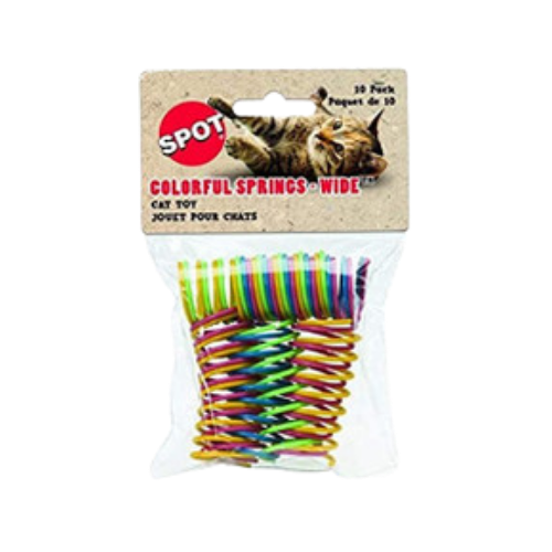 Spot Ethical Pet Wide Colorful Springs Multipack Cat Toys 10 pk