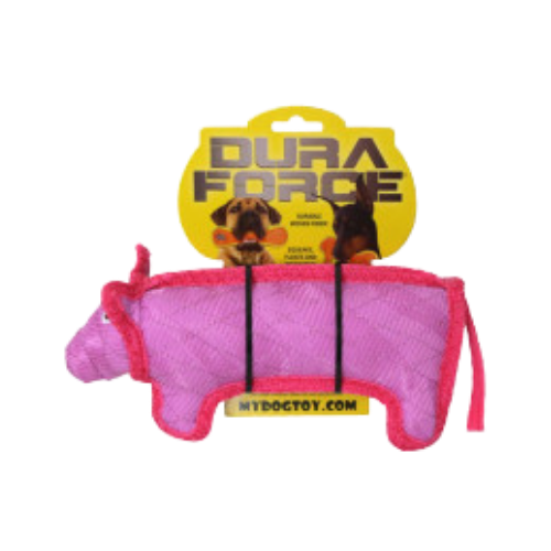 Tuffy's Duraforce Flexible Material Pig Shaped Dog Toy 