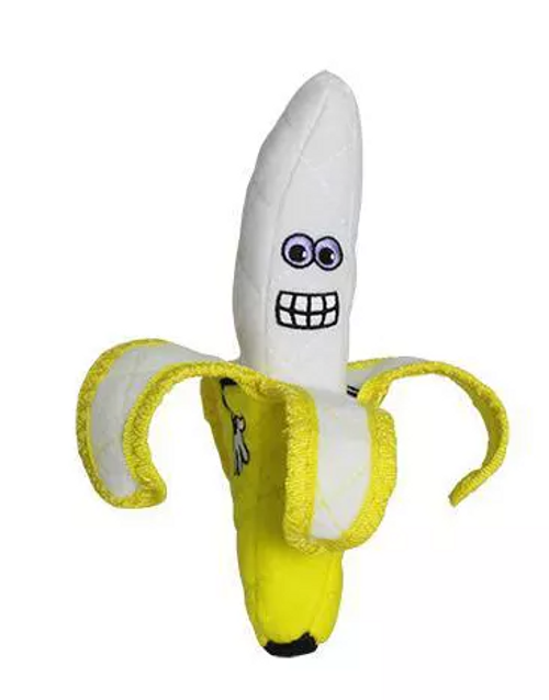 Tuffy Funny Food Banana Dog Toy 