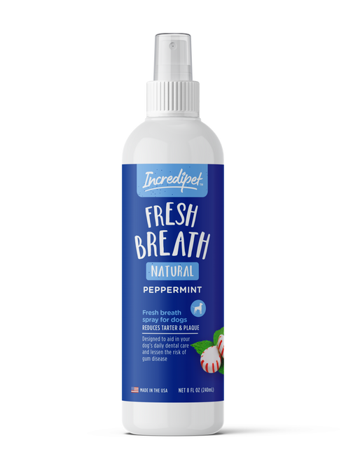 Incredipet Fresh Breath Spray 8 oz