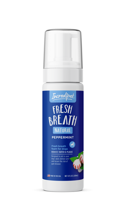 Incredipet Fresh Breath Foam 8 oz