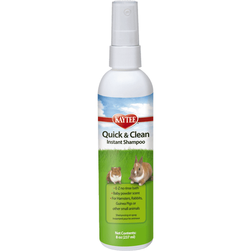 Kaytee Quick & Clean Instant Small Animal Shampoo Spray 8 oz