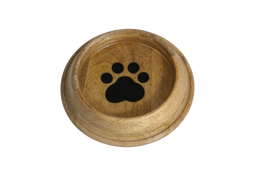 Incredipet Non-Skid Wood Bowl S