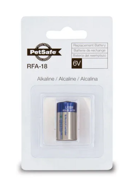 PetSafe 6 Volt Alkaline Battery, Model Rfa-18-11 