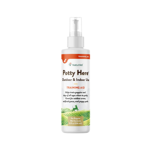 Naturvet Potty Here Indoor & Outdoor Training Aid Spray 8 oz