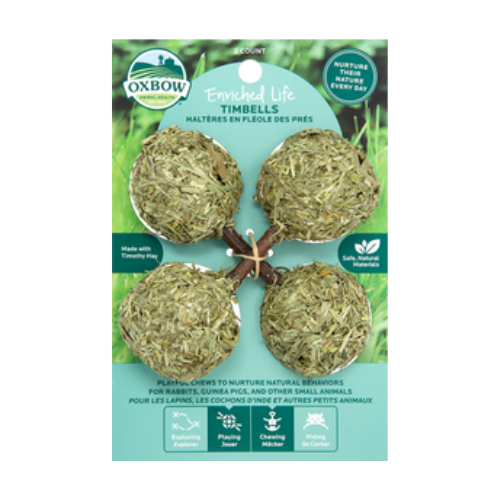 Oxbow Enriched Life Timbells Small Animal Chew Toy 2 pk