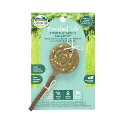 Oxbow Enriched Life Timothy Lollipop Apple 