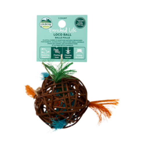 Oxbow Enriched Life Loco Ball Small Animal Toy 