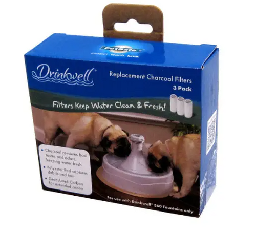 PetSafe Drinkwell 360 Charcoal Replacement Filters  3 pk