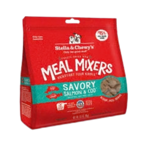 Stella & Chewy's Raw Savory Salmon & Cod Meal Mixers Freeze-Dried Dog Food Topper