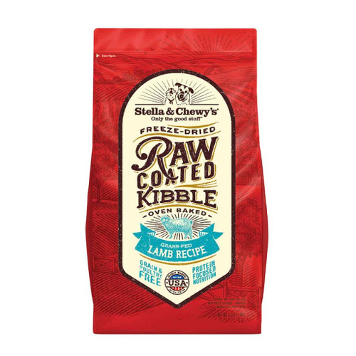 Stella & Chewy's Raw Coated Kibble Grass-Fed Lamb Recipe Grain-Free Dry Dog Food