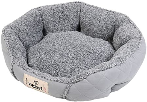 Happy Tails Quilted Cuddler Pet Bed, Assorted M