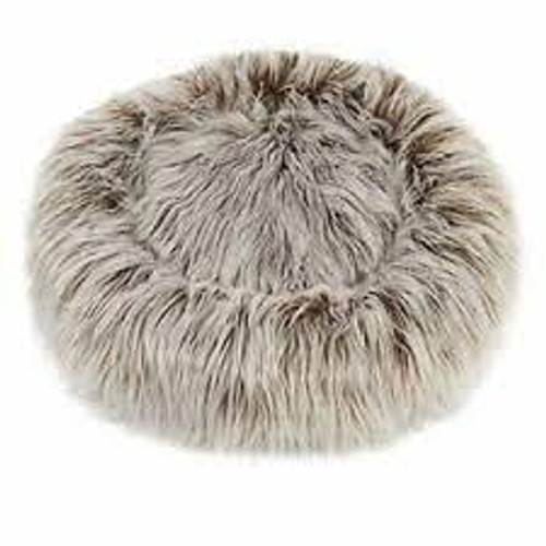 Precision Pet Products Snoozzy Glampet Donut Shaped Fur Bed M