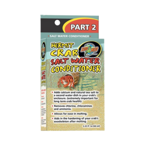 Zoo Med Hermit Crab Salt Water Conditioner 2.25 oz